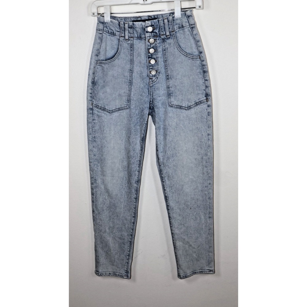 Veronica‎ Beard  Jeans Women Size 24  Arya Straight High RiseSky Wash Button Fly
